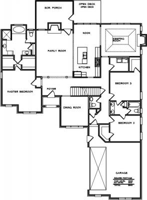 Home Plan - Main Level