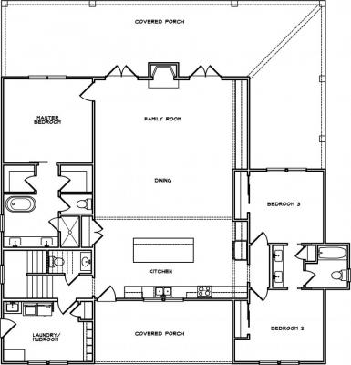 Home Plan - Main Level