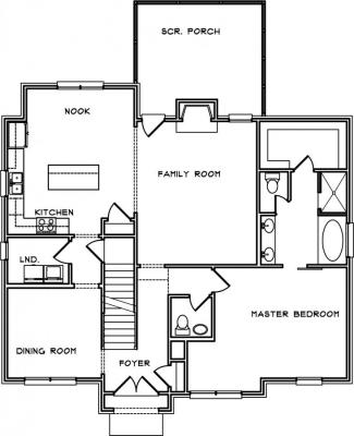 Home Plan - Main Level