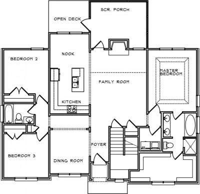 Home Plan - Main Level