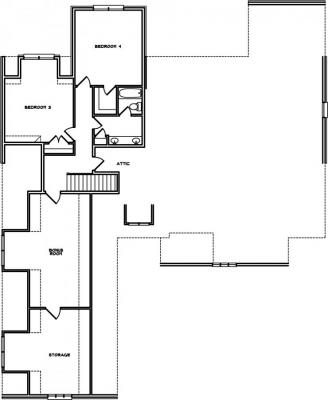 Home Plan - Second Level