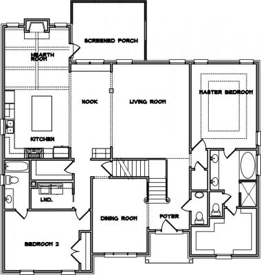 Home Plan - Main Level