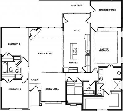 Home Plan - Main Level