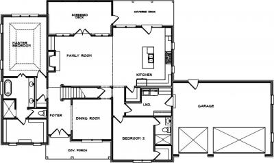 Home Plan - Main Level