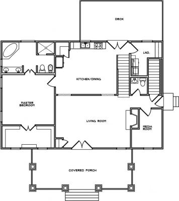 Home Plan - Main Level