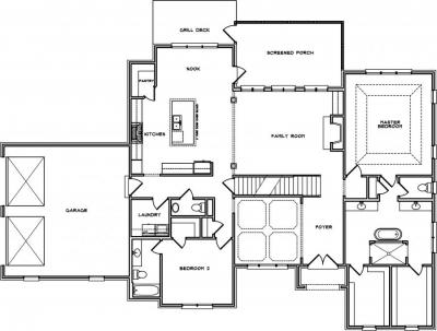 Home Plan - Main Level