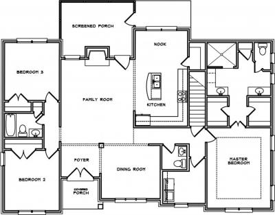 Home Plan - Main Level