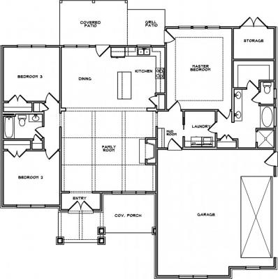 Home Plan - Main Level