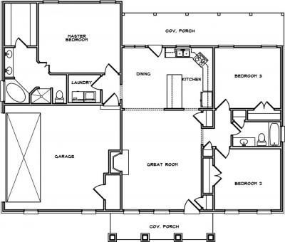 Home Plan - Main Level