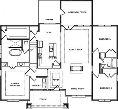 Home Plan - Main Level