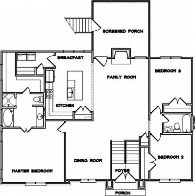 Home Plan - Main Level