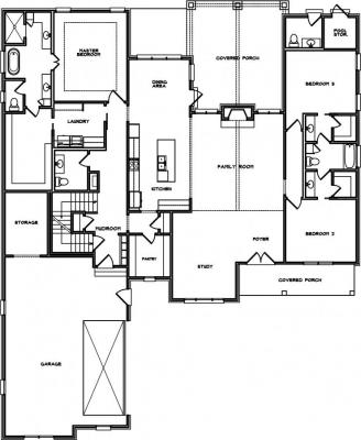 Home Plan - Main Level