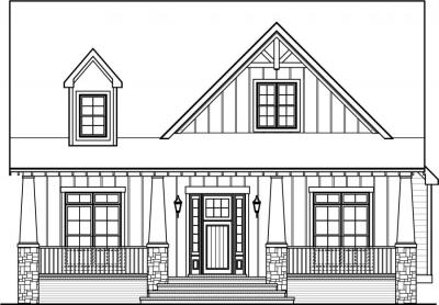 Home Plan - Front View