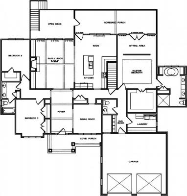 Home Plan - Main Level