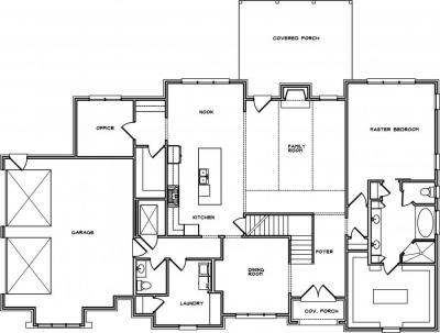 Home Plan - Main Level