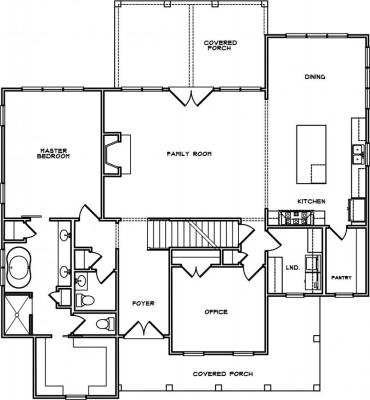 Home Plan - Main Level