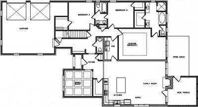 Home Plan - Main Level