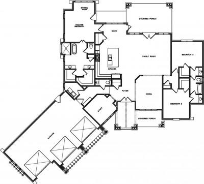 Home Plan - Main Level