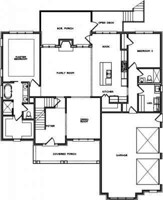 Home Plan - Main Level