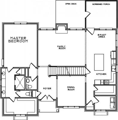 Home Plan - Main Level