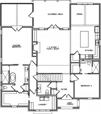 Home Plan - Main Level