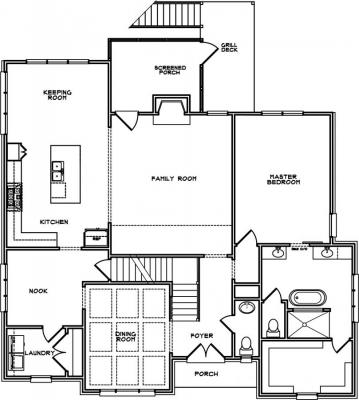 Home Plan - Main Level