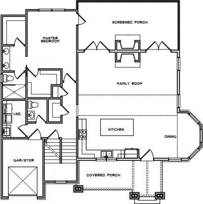 Home Plan - Main Level