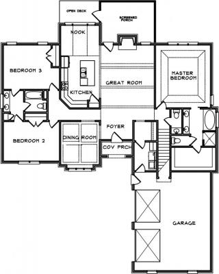 Home Plan - Main Level