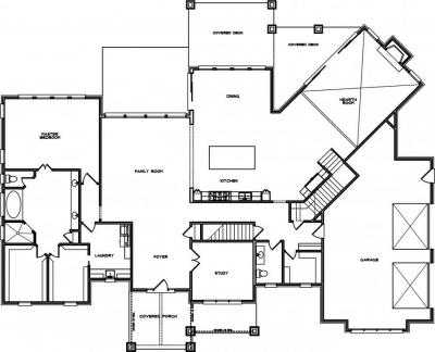 Home Plan - Main Level