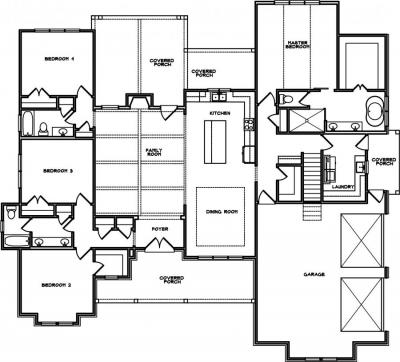 Home Plan - Main Level