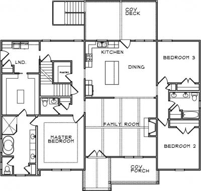 Home Plan - Main Level