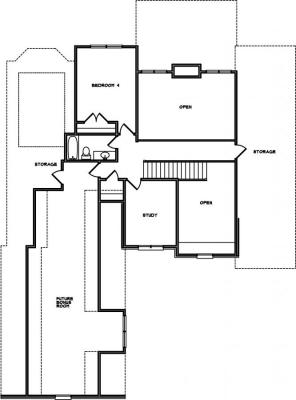 Home Plan - Second Level