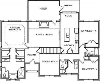 Home Plan - Main Level