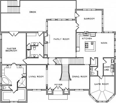 Home Plan - Main Level