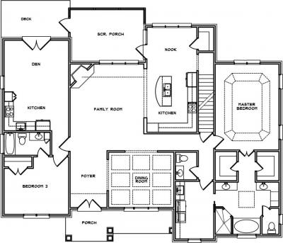 Home Plan - Main Level