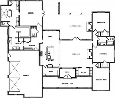 Home Plan - Main Level