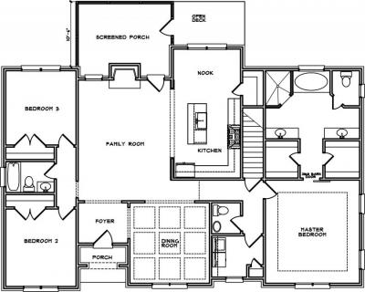 Home Plan - Main Level