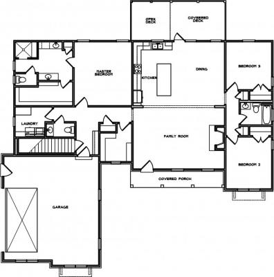 Home Plan - Main Level