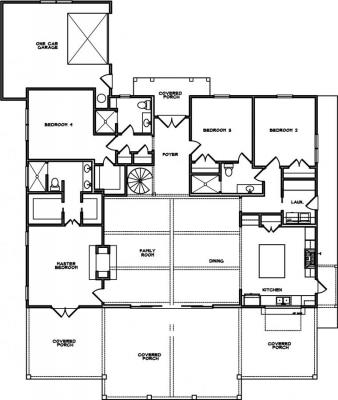 Home Plan - Main Level