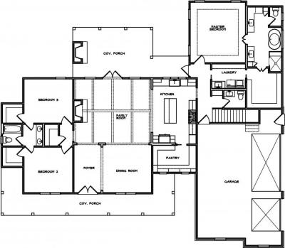 Home Plan - Main Level