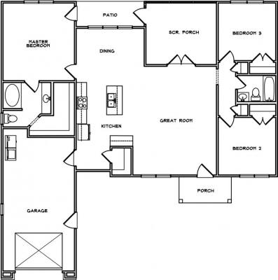 Home Plan - Main Level