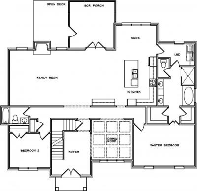 Home Plan - Main Level