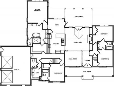 Home Plan - Main Level