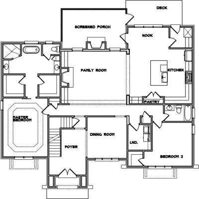 Home Plan - Main Level