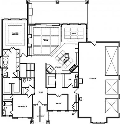 Home Plan - Main Level