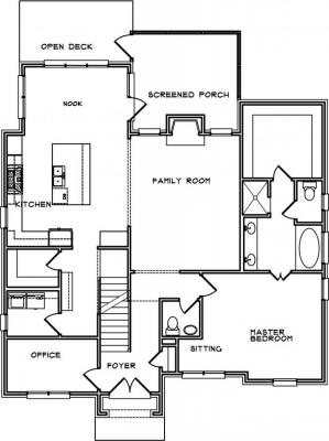 Home Plan - Main Level