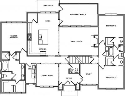 Home Plan - Main Level