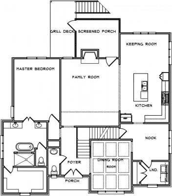 Home Plan - Main Level