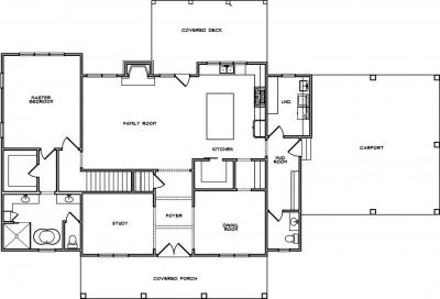 Home Plan - Main Level