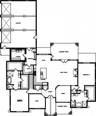 Home Plan - Main Level